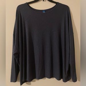 NWT Old Navy Beautiful Long Sleeve Bluish Gray Long Sleeve Top, 3X